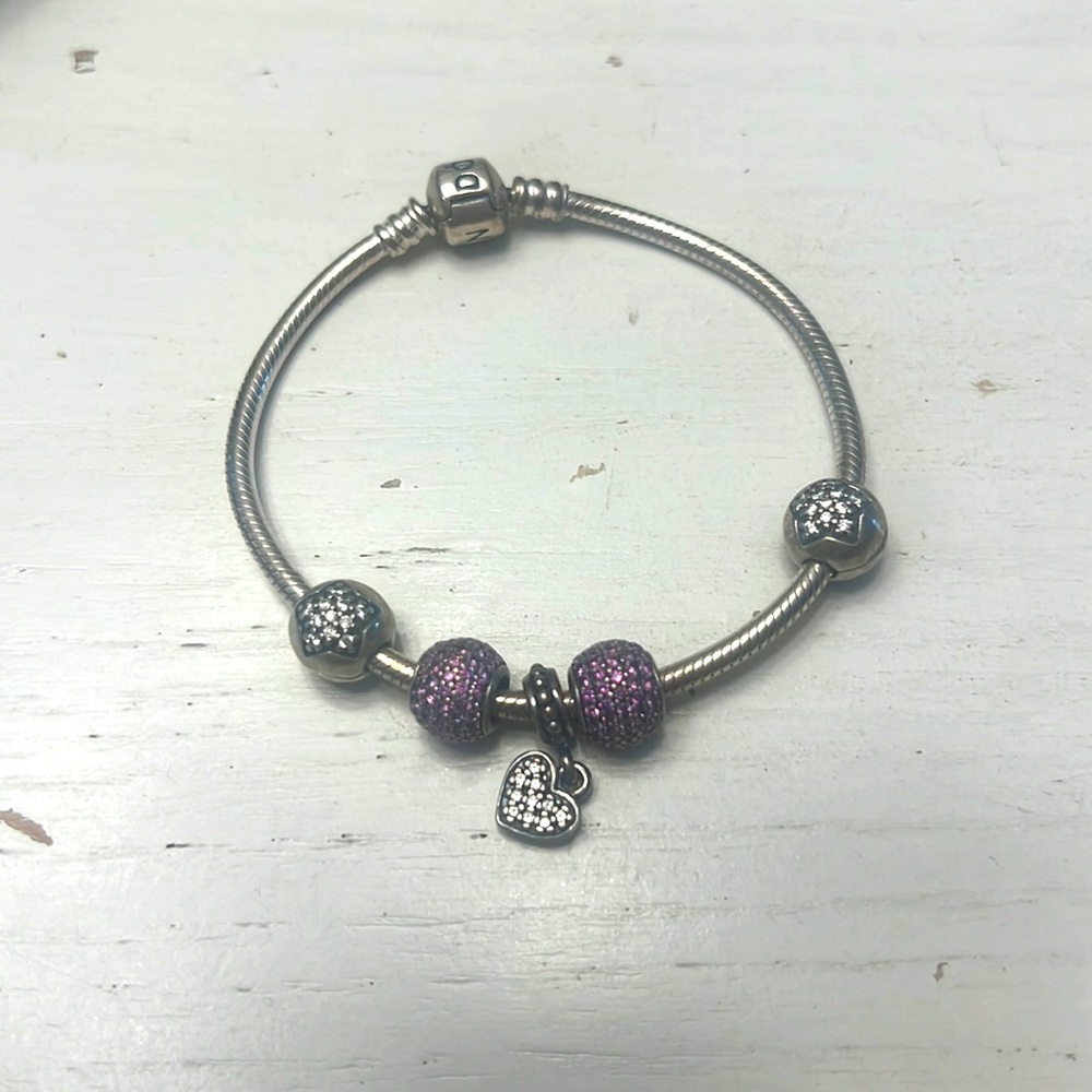 Pandora Cable Charm bracelet 7.5 inches